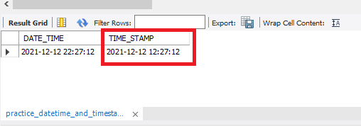 Change Datetime To Timestamp Mysql